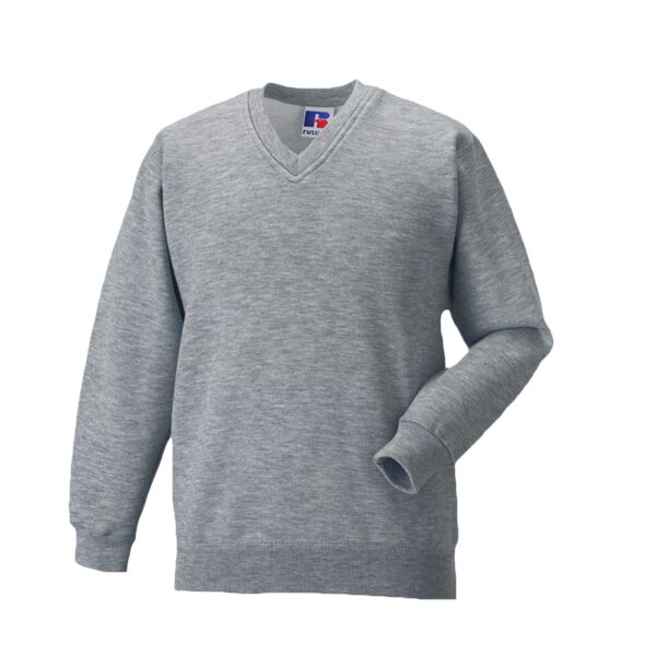 Russell Schoolgear Kids V Neck Sweatshirt Thumbnail