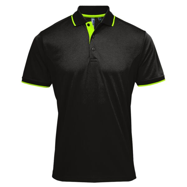 Premier Contrast Coolchecker® Piqué Polo Shirt Thumbnail