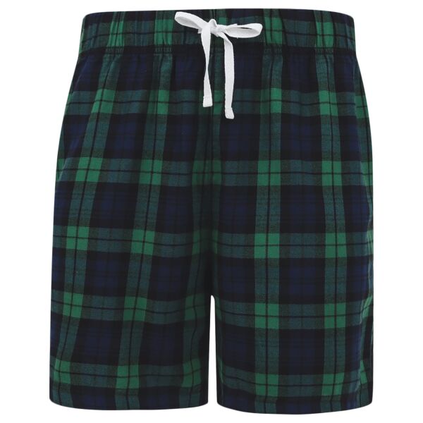 Tartan lounge shorts Thumbnail