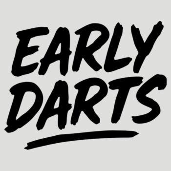 Early Darts Unisex T shirt (off-white) Design