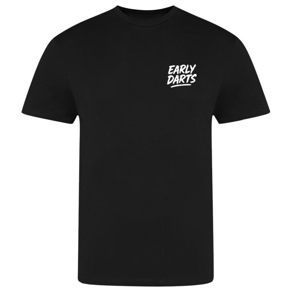 Early Darts Unisex T shirt (black) Thumbnail
