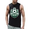 High neck slash armhole vest Thumbnail