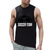 High neck slash armhole vest Thumbnail